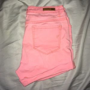Neon high waisted Lei shorts